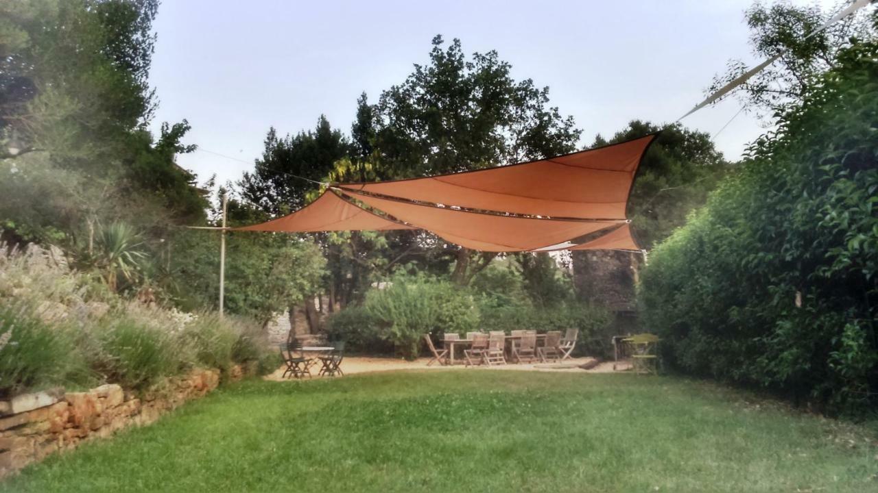 לינה וארוחת בוקר Rousson  Les Jardins Du Mas Evesque מראה חיצוני תמונה